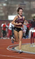 Cuisle Kierans of the women's track and field team.