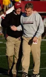 Athletics Director John McCutcheon and Head Coach Don Brown.