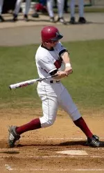 Junior Ryan Franczek has three RBI on three hits, including two home runs.