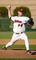 Bryan Adamski homered and record his school-record ninth career save.