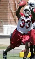 Steve Baylark in Cardinals camp.