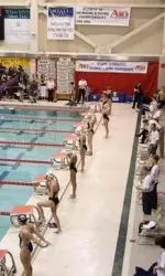 The swim teams are set to take on Stony Brook