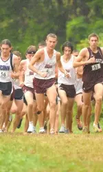 Jeff Hill was the first Minuteman to cross the finishline Friday.