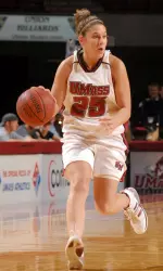 Stefanie Gerardot scored UMass' final eight points and finished with 14 points, seven rebounds, and four assists.