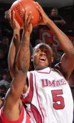 Ricky Harris ties his career high of 25 points in the loss to Saint Joseph's