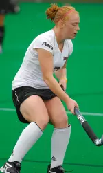 Jill Powers scored twice for the Minutewomen.