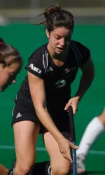 Katelyn Orlando leads the A-10 in scoring with 13 goals.