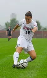 Senior Vanessa Patry took three of the team's seven shots on Sunday at Richmond.