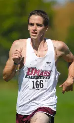 Jonathan Pierce finished first for the Minutemen at the Atlantic 10 Championships, boosting the squad to their second title.