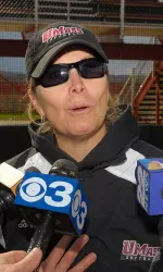 Coach Elaine Sortino earned her 1000th win last season.