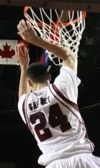 Tony Gaffney finished with 11 points, 11 rebounds, five blocks, and three steals.