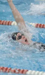 Senior Elizabeth Walsh finished first in the 200 free.