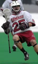 Joe Reale won 10 of 16 face-offs in keying UMass' win.