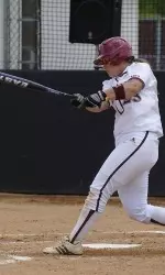 Junior Whitney Mollica hit a two-run home run in the top of the sixth inning against MSU.