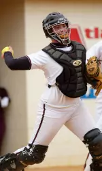 Sophomore Jessica Serio drove in four runs over the weekend.