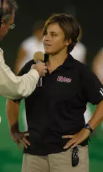 UMass field hockey coach Justine Sowry