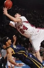 Tony Gaffney had 10 rebounds in the win against LaSalle.