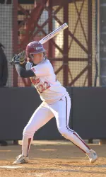 Freshman Lindsay Maroney is hitting .302 in her first season at UMass