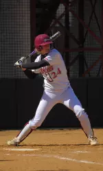 Sophomore Sarah Reeves had two home runs no. 4 and 5 of the season against Temple on Sunday