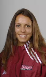 Distance runner Christina DeRosa was honored as one of three UMass Scholar-Athletes.