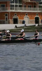 The women's rowing team placed first in the Atlantic 10 preseason poll.