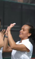 No. 6 singles player Laura Danai