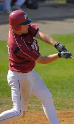 Brian Baudinet's three hits raised his batting average to .403.