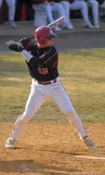 Senior captain Brian Garrity went 1-for-2 with 2 RBIs against the Colonials.