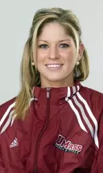 Kristen Bakanowski holds the school record and facility record in the pole vault competition.