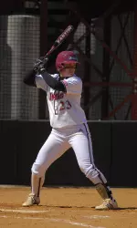 Junior Whitney Mollica is hitting .426 with two home runs and 14 RBI in A-10 play.