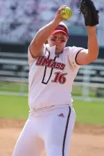 Junior Brandice Balschmiter and the Minutewomen will look for the school's 20th A-10 Tournament title this weekend