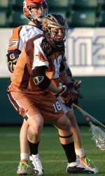 Jack Reid looks to win his second lacrosse championship for a Rochester team; his Knighthawks won the NLL (indoor championship) in 2007.