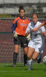 Lauren Luckey logged her first career shutout on Friday against Maine.