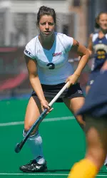 Senior Katelyn Orlando netted her first goal of the season in the win.