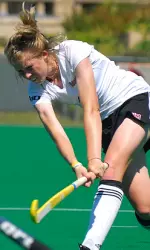 Makaela Potts leads the team with 15 shots and scored her first goal vs. Vermont.