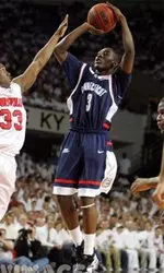 As a sophomore at UConn, Doug Wiggins averaged 6.7 points, 2.7 rebounds, and 2.5 assists per game