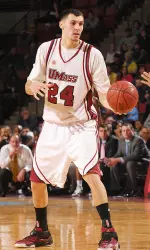 Senior Tony Gaffney is averaging 11.1 PPG, 10.8 RPG, and 4.6 BPG.