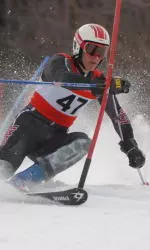 Matthew Small finished eighth in Saturday's Giant Slalom