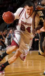 Tony Gaffney is still ranked in the top 10 in the NCAA in rebounding and blocked shots.