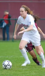 Therese Smtih scored the game-winning goal for the Minutewomen vs. URI.