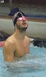 Juan Moliere grabbed victories in the 50 and 100 freestyle events.