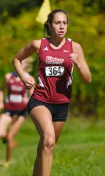 Freshman Danielle Allocco scored her first points for UMass at the Paul Short Invitational.