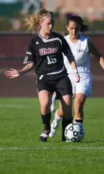 Katie Ruggles is one of four seniors who will be honored prior to Sunday's match against Richmond.