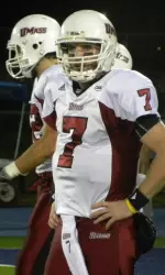 Scott Woodward passed for 149 yards on 15-for-28 passing.