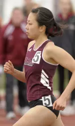 Redshirt junior Shiyi Zan.