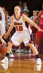 Megan Zullo came off the bench to score 14 points for the Minutewomen.