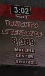 Help break the record of 8,389 fans set last season vs. Boston College!