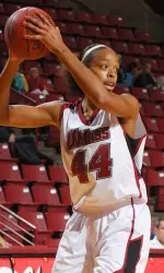 Sophomore Nicole Jones had eight points and a team-leading 11 rebounds in the loss to Providence.