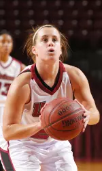 Kim Benton totaled nine points and two assists on Wednesday against Vermont.