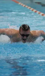 Senior captain Nate Bromage will likely lead things off for UMass in the 800 free relay.
